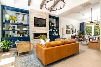 Clubhouse kitchen and coffee bar